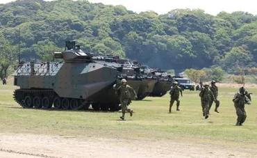 水陸機動団」4周年で記念式典 模擬訓練など公開 佐世保 