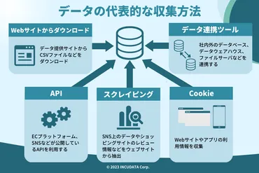 データの代表的な収集方法を解説！どのようなデータを収集・管理してどう活用すればいい？ 