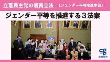 立憲民主党の政策は？ 衆院選に向けた取り組みと課題立憲民主党の政策とは！？