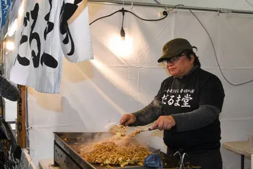 焼きうどん「だるま堂」 4月にも小倉井筒屋出店 鳥町火災後、初の実演販売「必ず復興させる」 ／福岡 