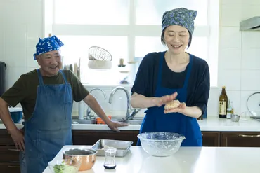 小林まさみ・まさるさんの食卓。食物繊維豊富、血糖値を上げにくい『鶏ときのこのハンバーグ』