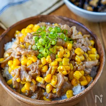 豚肉とコーンのうま味噌バター】子供爆食い！スタミナ/簡単 