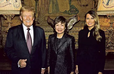 トランプ夫妻と昭恵さんが夕食会 安倍氏たたえ 米私邸で