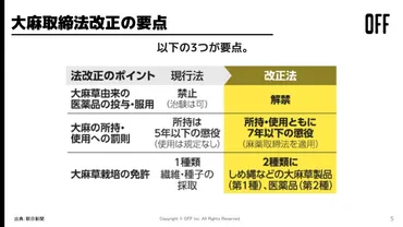 独自レポート】大麻取締法改正の要点と今後のCBD業界予測 